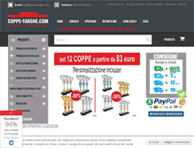 Tablet Screenshot of coppe-targhe.com